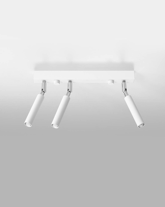 Plafond EYETECH 3 vit + 3x LED-lampa G9 3000K varm 4,5W 510lm