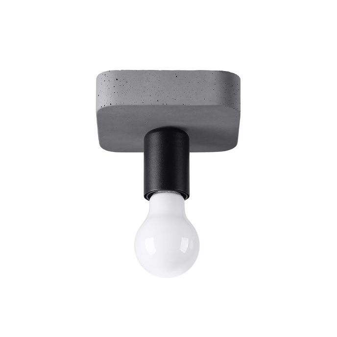 Plafond TAVO 1 + 1x LED-lampa E27 3000K varm 7,5W 620lm