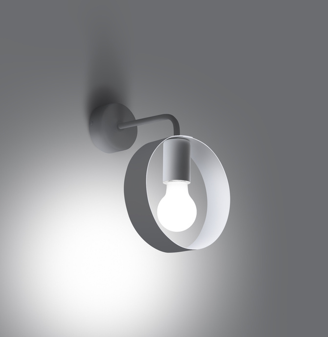 Vägglampa TITRAN 1 vit + 1x LED-lampa E27 3000K varm 7,5W 620lm