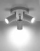 Plafond RING 3P vit + 3x LED-lampa GU-10 3000K varm 7W 620lm