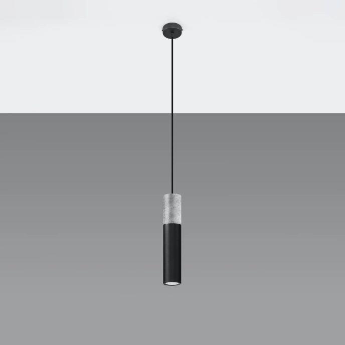 Pendel lampa BORGIO 1 svart