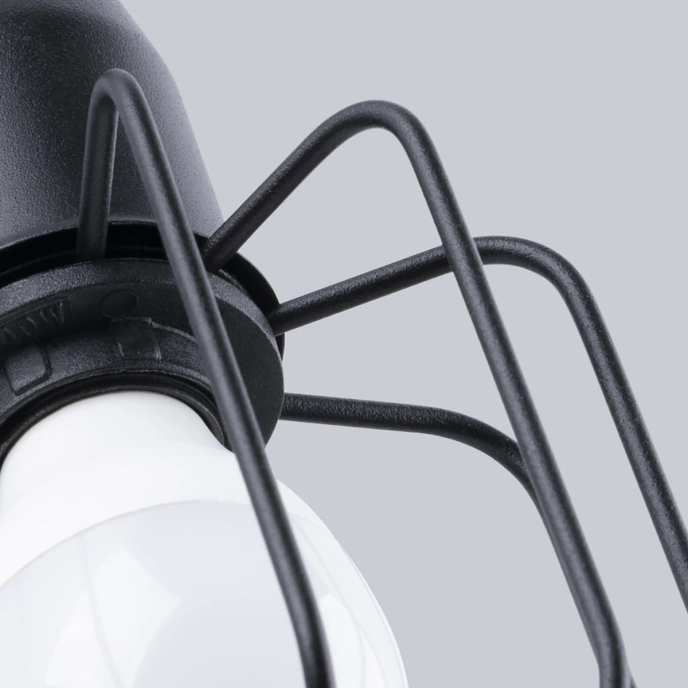 Vägglampa BELUCI 1S svart