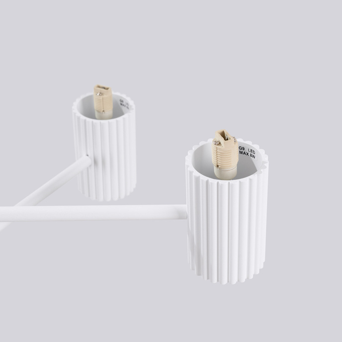 Ljuskrona HALO 6 vit