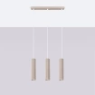 Pendellampa KARBON 3L taupe
