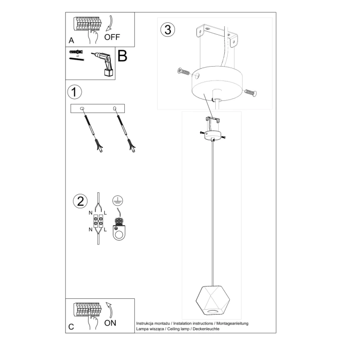 Pendel lampa WOODY naturträ