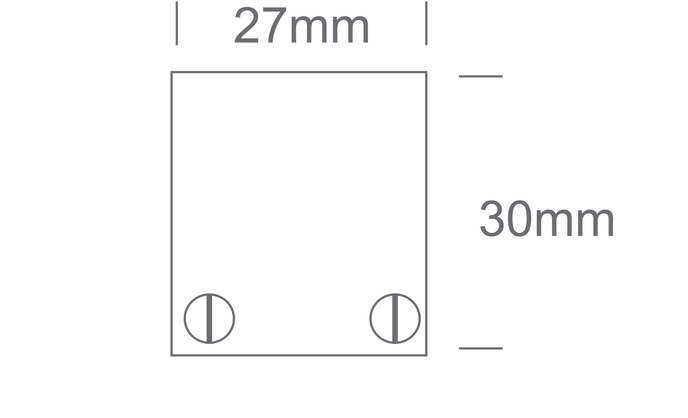 Magnetskena 2m svart MINI ON/OFF DALI 48V