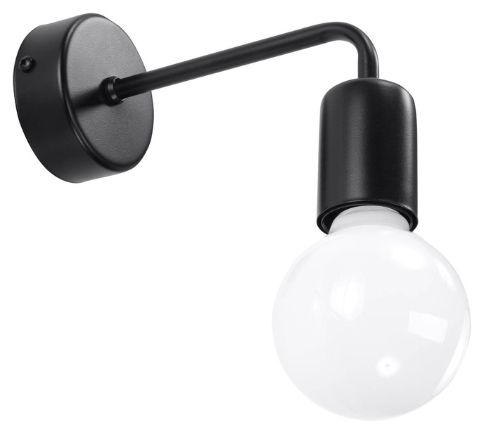 Vägglampa DUOMO + 1x LED-lampa E27 4000K Cold 7,5W 650lm