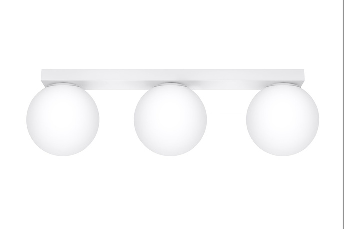 Plafond YOLI 3 vit + 3x LED-lampa G9 4000K kall 4,5W 460lm