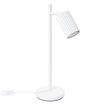 Skrivbordslampa KARBON vit + 1x LED-lampa GU-10 4000K Cold 7W 530lm