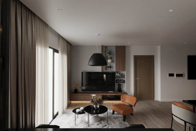 Ljuskrona BELLA 60 svart + 3x LED-lampa E27 3000K varm 7,5W 620lm