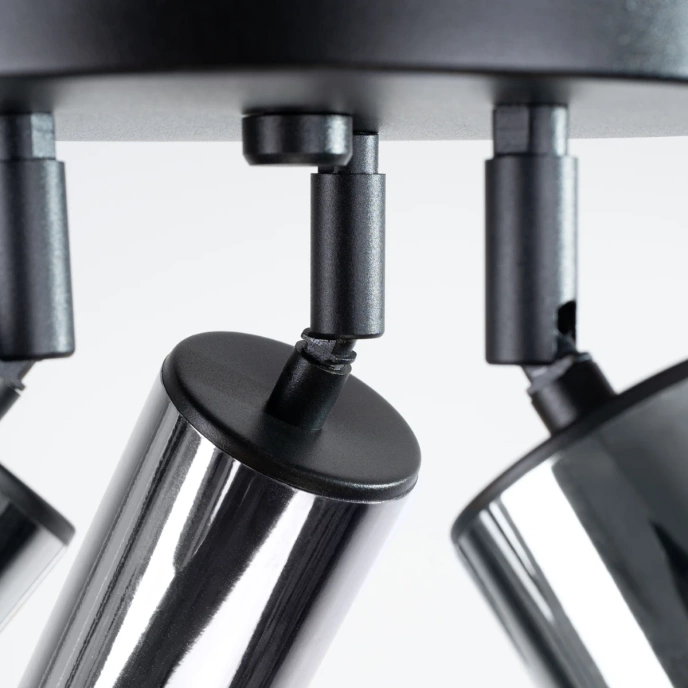 Plafond WINX 3P svart/krom