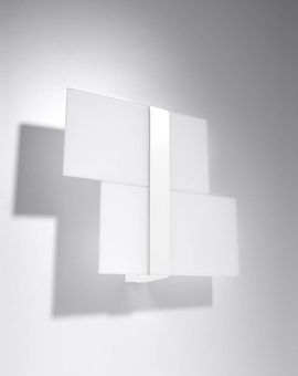 Vägglampa MASSIMO vit + 2x LED-lampa G9 4000K kall 4,5W 530lm