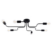 Ljuskrona VECTOR 6 svart + 6X LED-lampa E27 3000K 7W 760lm
