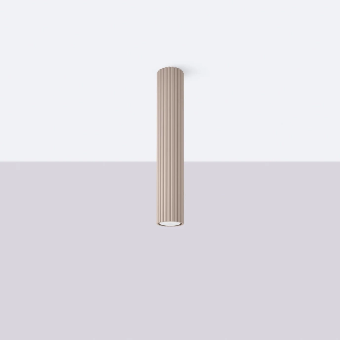 Taklampa KARBON 40 taupe