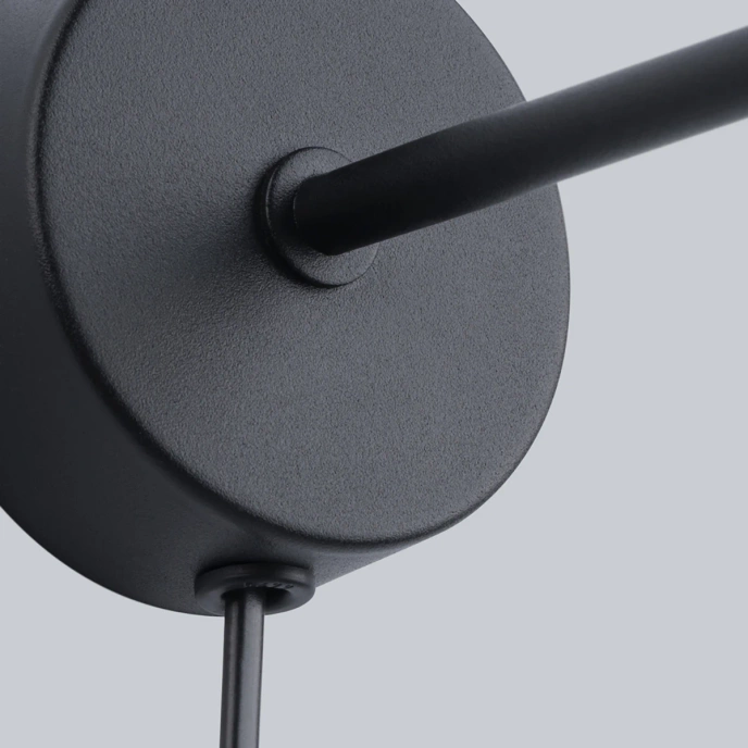 Vägglampa SUBA svart