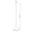 Pendellampa HYPERION 1 svart + 1x LED-glödlampa G9 3000K varm 4,5W 450lm