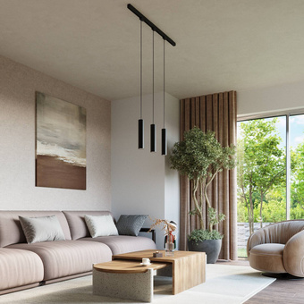 Pendellampa, 3-punkts, 3-fas strömskenesystem, LAGOS