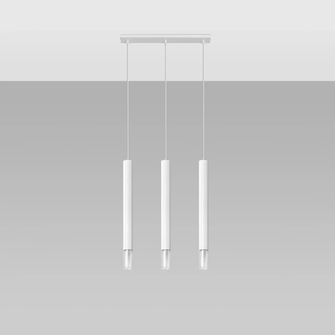 Pendel lampa WEZYR 3 vit