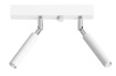 Plafond EYETECH 2 vit + 2x LED-lampa G9 3000K varm 4,5W 510lm