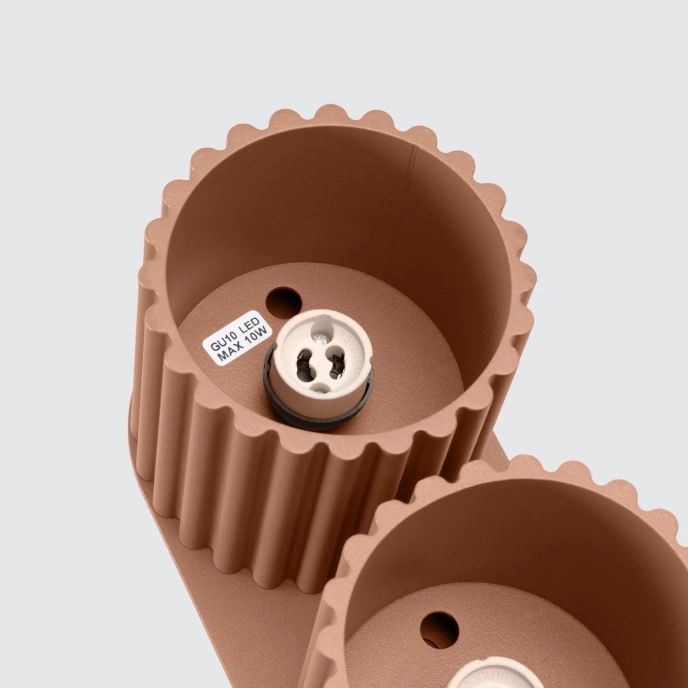 Taklampa AURA 2 mocha GU10