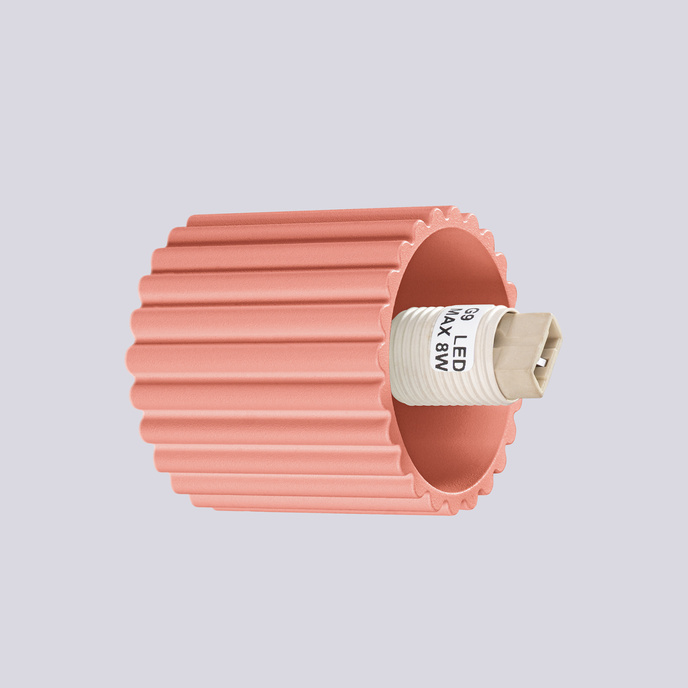 Vägglampa HALO persika IP44