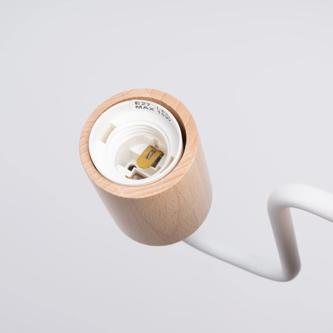 Vägglampa TIMBO vit