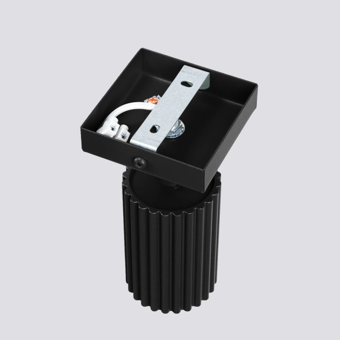 Vägglampa KARBON svart