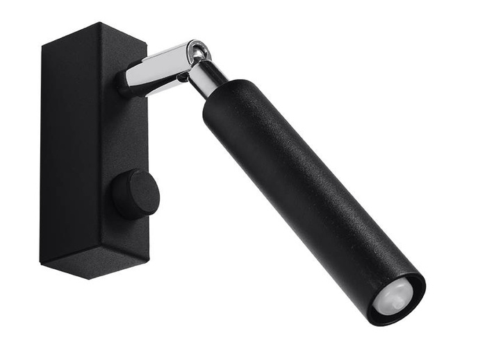 Vägglampa EYETECH 1 svart + 1x LED-lampa G9 3000K varm 4,5W 510lm