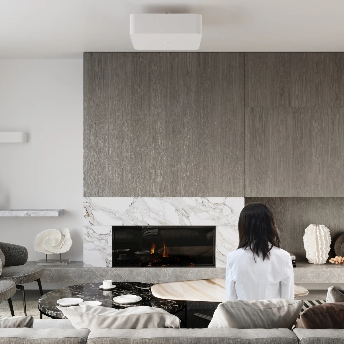 Plafond LOKKO 45 vit