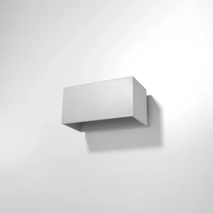 Vägglampa QUAD MAXI grå