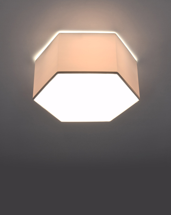 Plafond SUNDE 13 vit +2x LED-lampa E27 3000K varm 7,5W 620lm