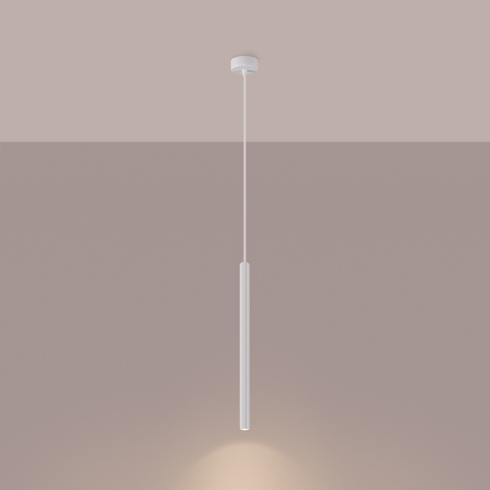 ARCHE 1 taklampa vit + 1x LED-lampa G9 4000K kall 4,5W 460lm