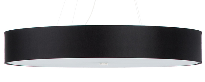 Ljuskrona SKALA 90 svart + 6x LED-lampa E27 3000K varm 7,5W 620lm