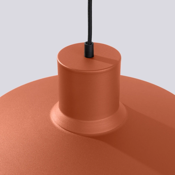 Pendellampa BILO röd ockra