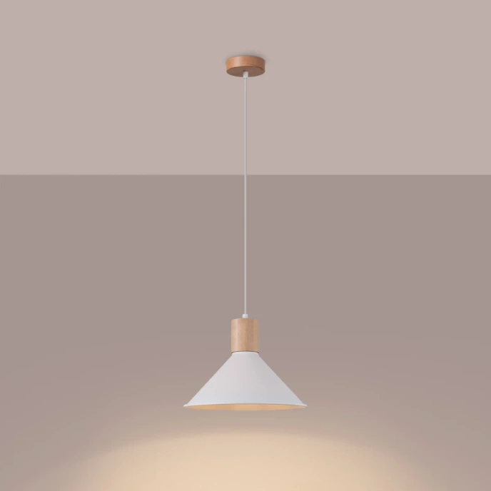 Pendellampa JAGA vit