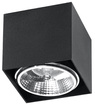 Plafond BLAKE svart + 1x LED-lampa GU10 AR111 4000K COLD 10W 850lm