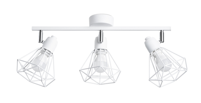 Plafond ARTEMIS 3 vit + 3x LED-lampa E14 3000K varm 7,5W 620lm