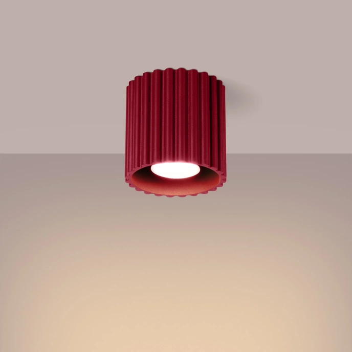 Taklampa AURA 1 burgundy GU10