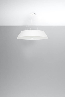 Ljuskrona VEGA 70 vit + 5x LED-lampa E27 3000K varm 7,5W 620lm