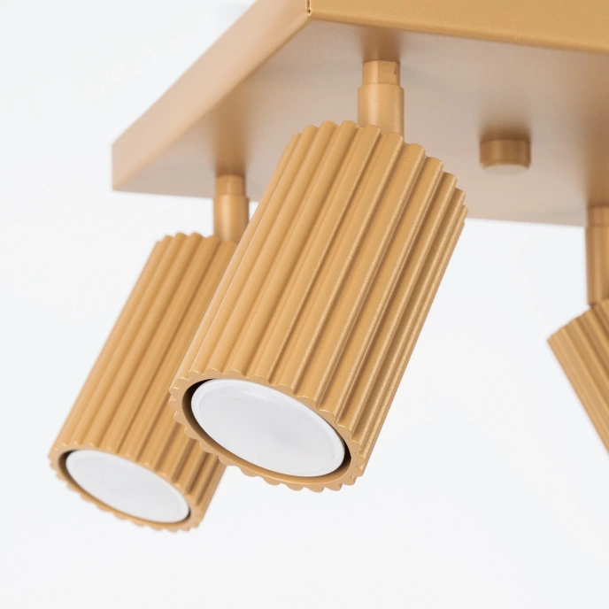 Plafond KARBON 4 guld