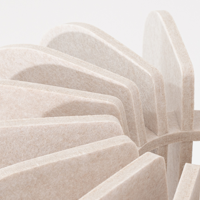 Golvlampa MULA 45 beige