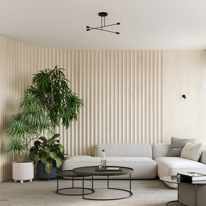 Vägglampa NORAH svart