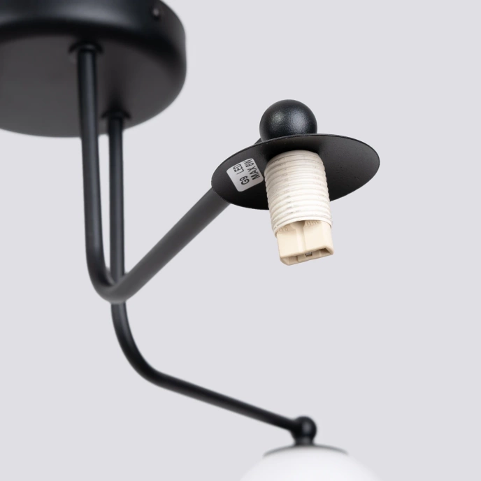 Ljuskrona ASTRAL 3 svart