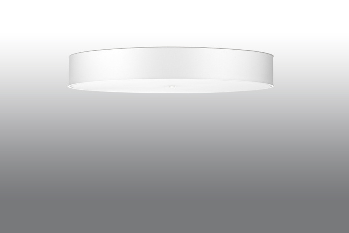 Plafond SKALA 100 vit + 6x LED-lampa E27 4000K Kall 7,5W 650lm