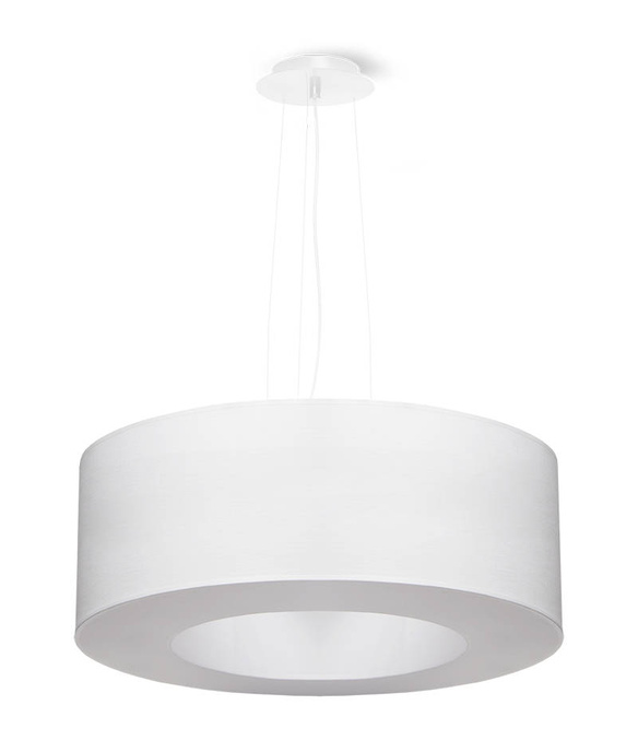 Ljuskrona SATURNO 50 vit + 5x LED-lampa E27 3000K varm 7,5W 620lm