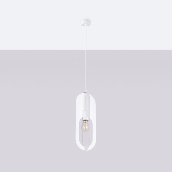 NICUS 1 taklampa vit + 1x LED-lampa E27 4000K Cold 7,5W 690lm