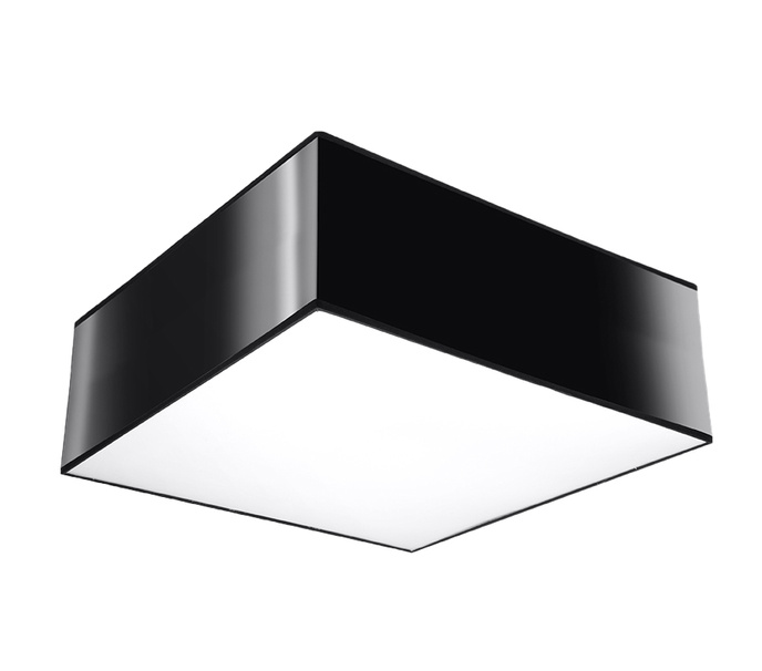 Takplafond HORUS 25 BLACK + 1x LED-lampa E27 4000K Cold 7,5W 650lm