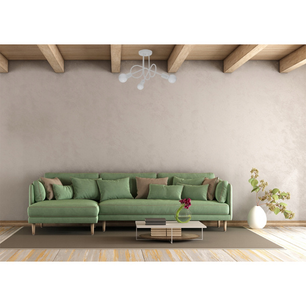 Ljuskrona SUPEŁ 3 vit + 3x LED-lampa E27 4000K kall 7,5W 650lm