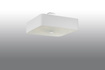 Plafond LOKKO 55 vit + 5x LED-lampa E27 3000K varm 7,5W 620lm