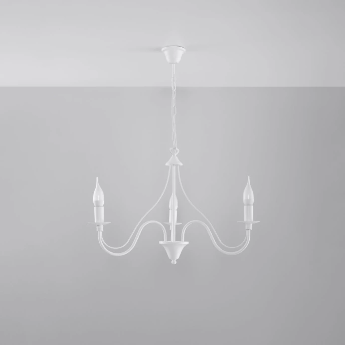 Ljuskrona MINERWA 3 vit